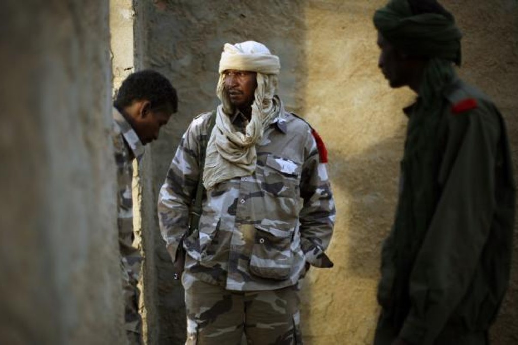 Tuareg soldiers were fighting what one source said 'seemed to be Arab fighters' near the town of Tessalit. Photo: AP
