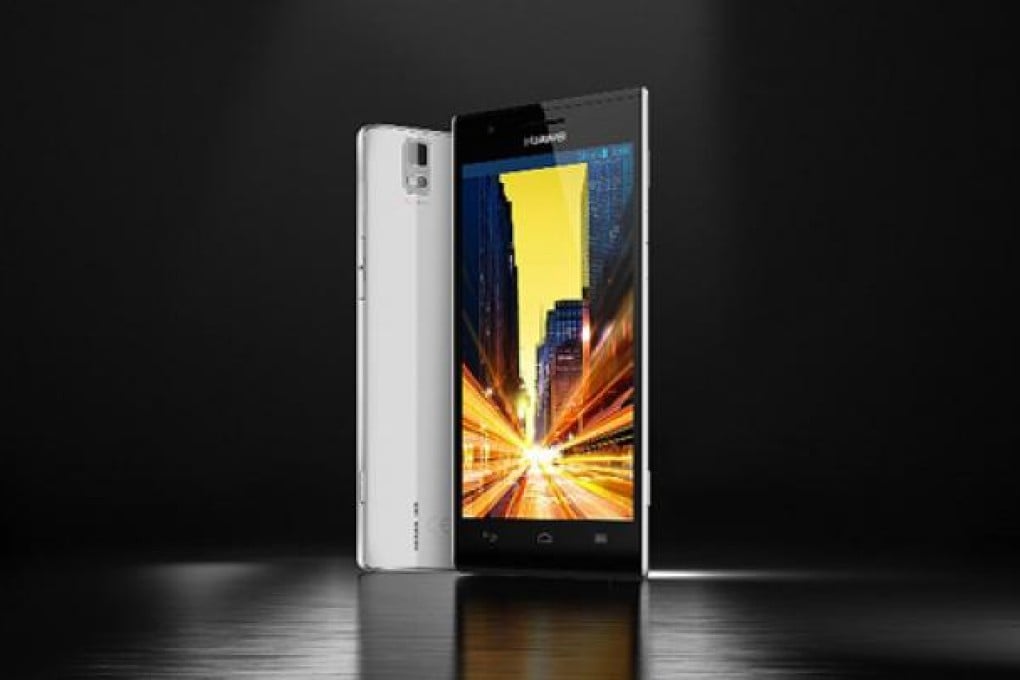 Huawei's Ascend P2 can achieve speeds of 150Mbps, fast enough to download a two-hour high-definition movie in less than five minutes. Photo: AP