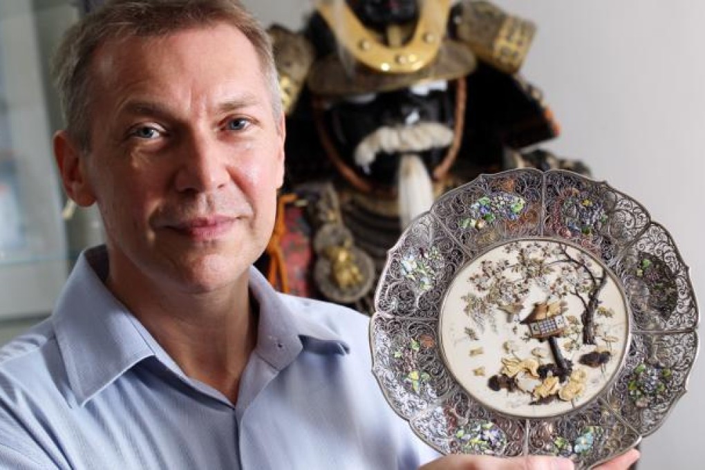 Carlos Prata has sold export silver for 25 years. Photo: Dickson Lee