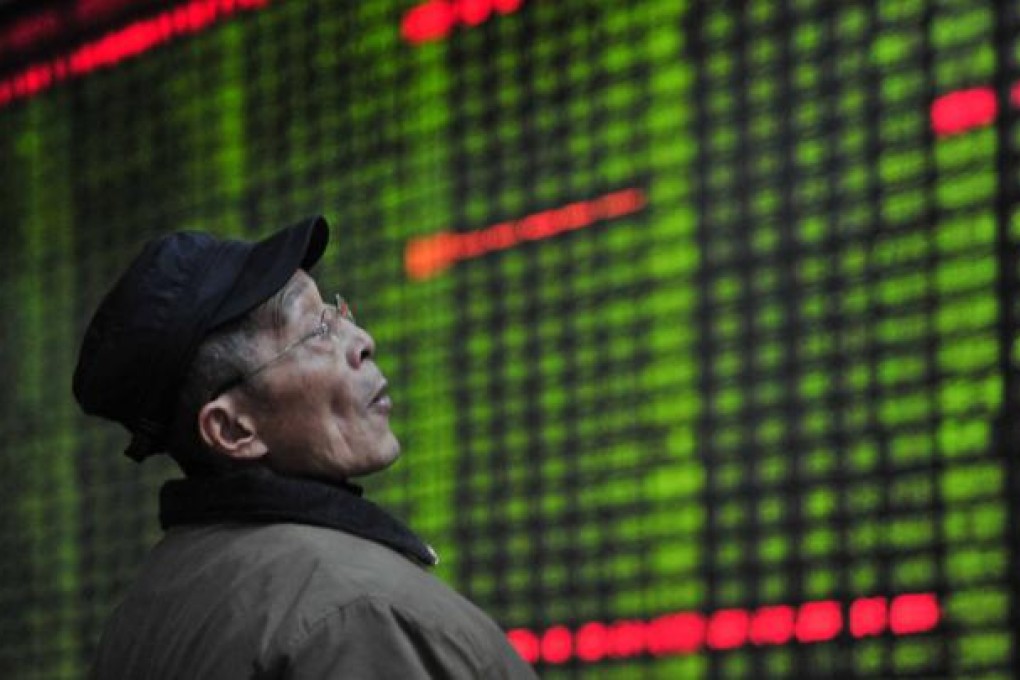 When the conversation was leaked to the public, the stock market in Shanghai quickly sank. Photo: Xinhua