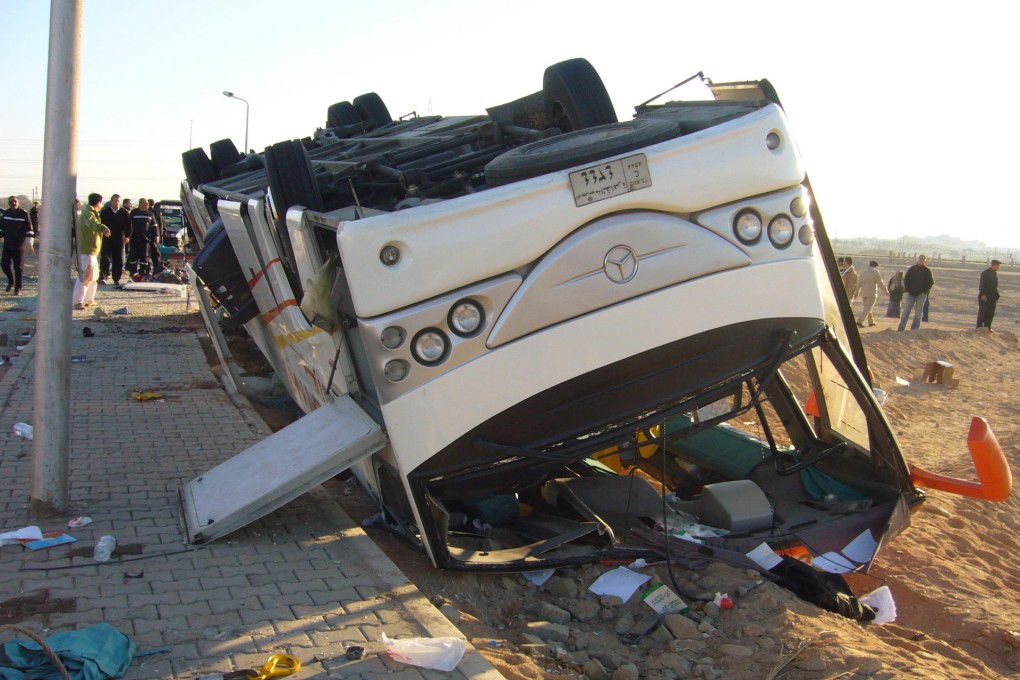 The 2006 bus accident in Egypt, in which 14 Hongkongers died.