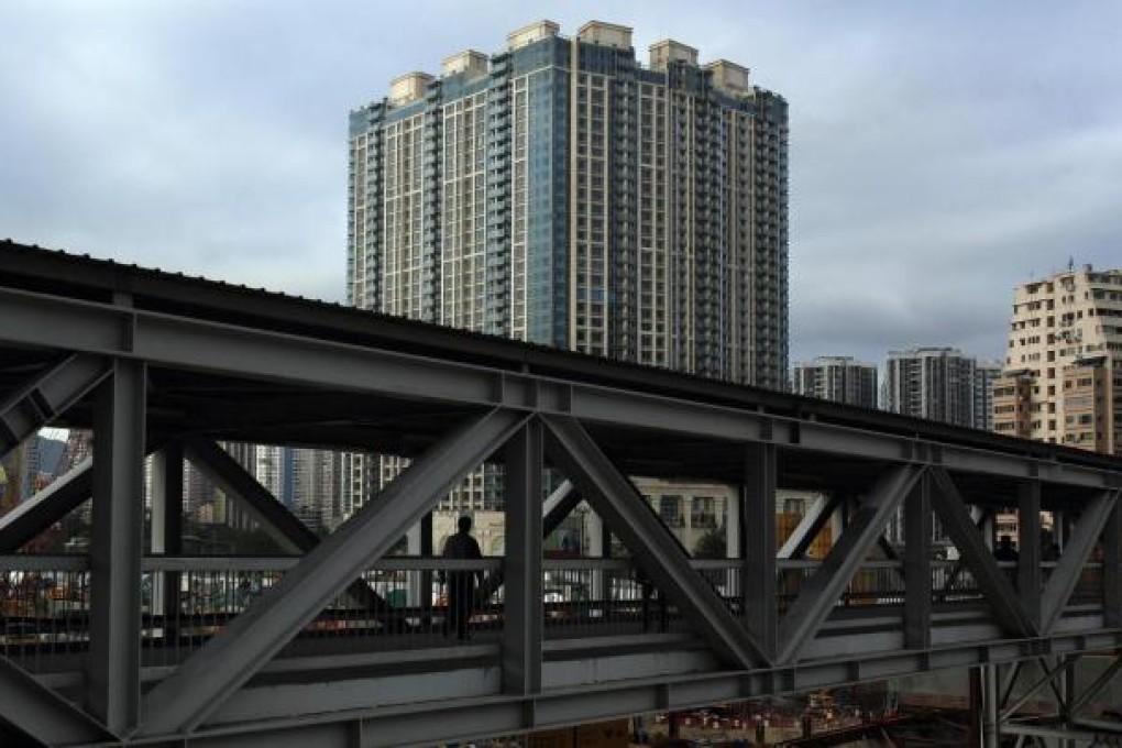 The newly built luxury condominium the Coronation is close to the site of a planned high-speed rail link to Beijing. Photo: Reuters