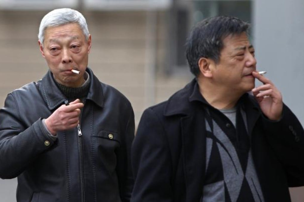 Smoking kills an estimated 1.2 million mainlanders each year. Photo: Reuters