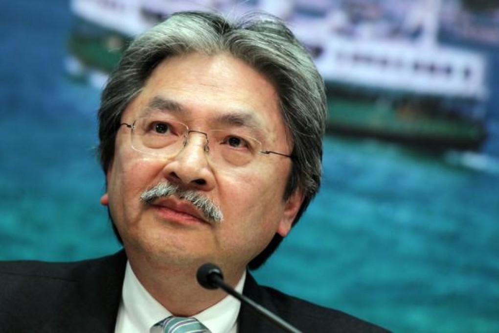 Financial Secretary John Tsang Chun-wah. Photo: Dickson Lee