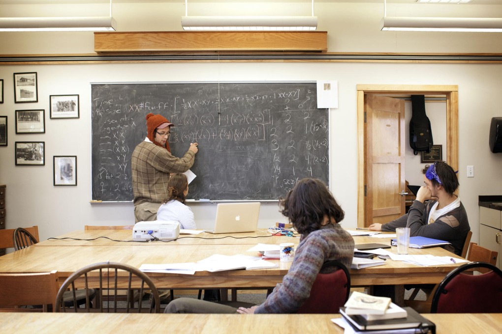 A class in session at Deep Springs College. Photos: Amanda Marsalis/Guardian News & Media