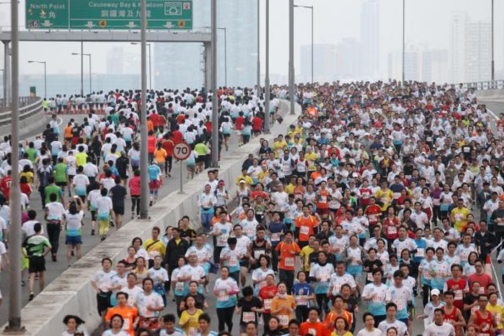 Moving stories from the marathon. Photo: Sam Tsang