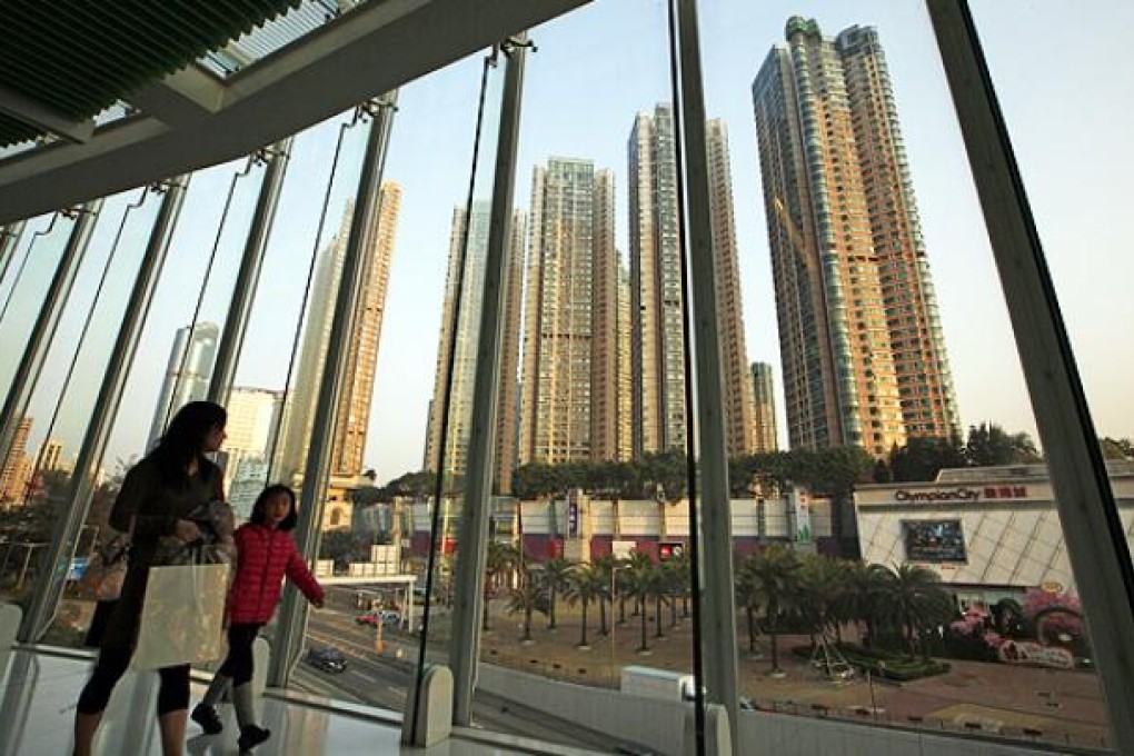 High-rise residential buildings in Hong Kong. Photo: AP