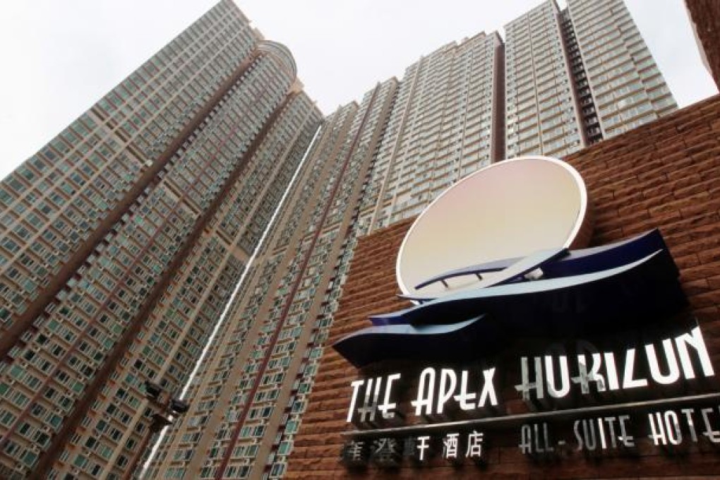 The Apex Horizon hotel in Kwai Chung. Photo: SCMP