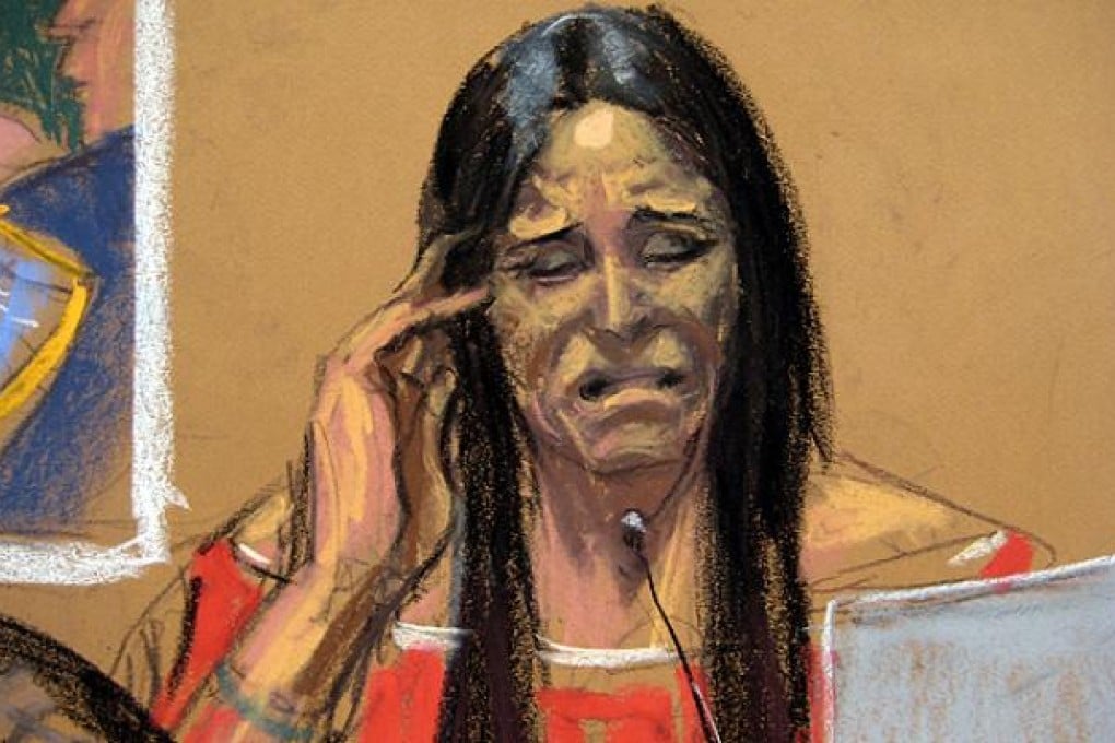 Kathleen Mangan testifies in the federal trial of her husband and New York City police officer Gilberto Valle in New York. Photo: Reuters