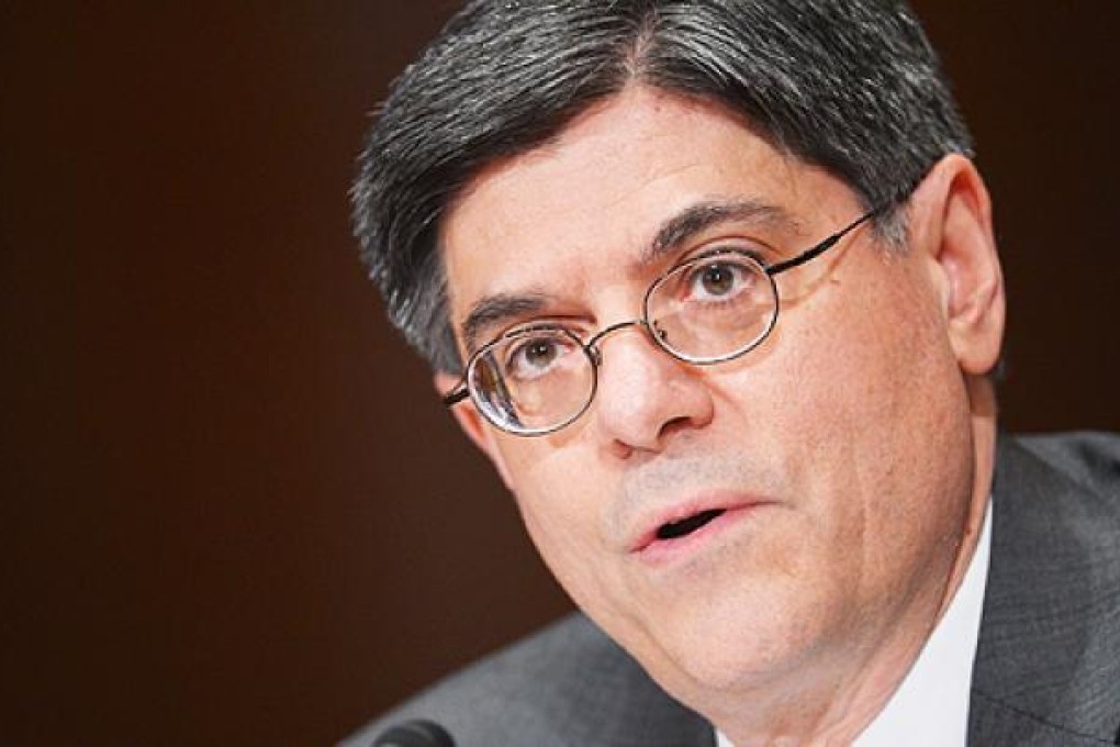 Former White House chief of staff Jack Lew will be the next US treasury secretary. Photo: AFP