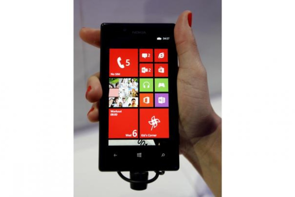 Nokia's newest Lumia smartphones run on Microsoft's operating system and come with Excel, Word and PowerPoint. Photo: Reuters