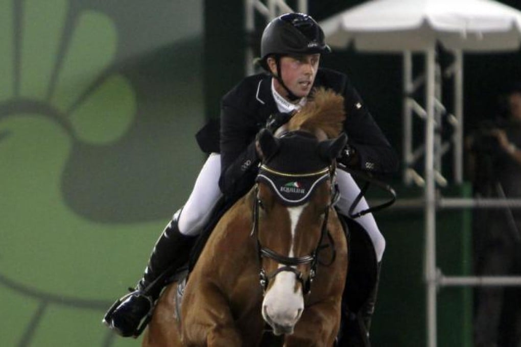 London Olympics gold medallist Ben Maher in action. Photo: EPA