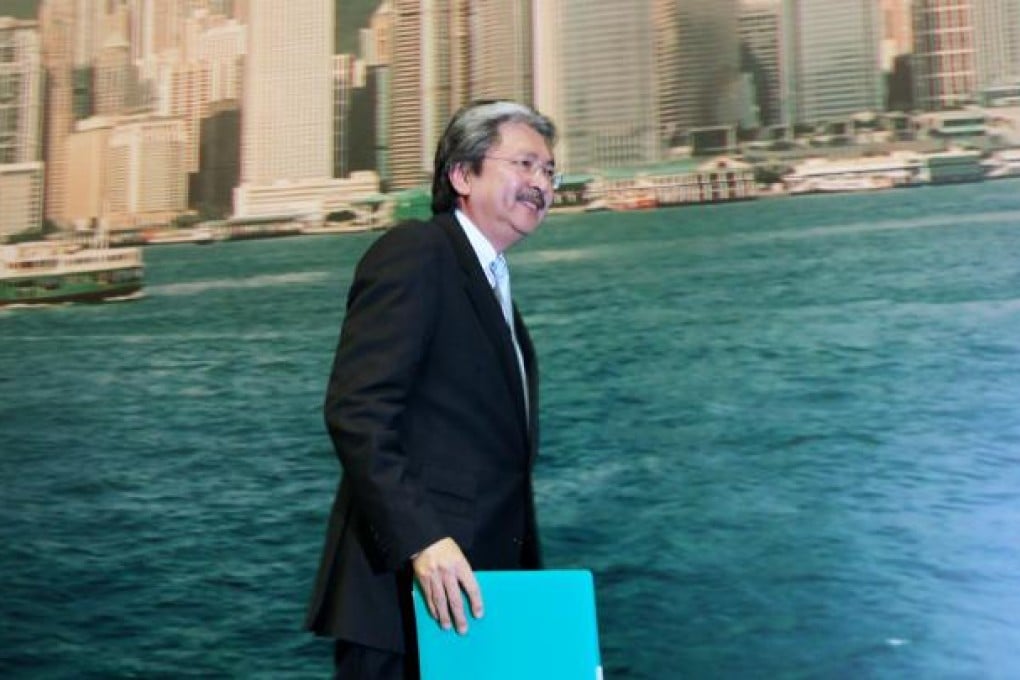 John Tsang Chun-wah. Photo: Diskson Lee