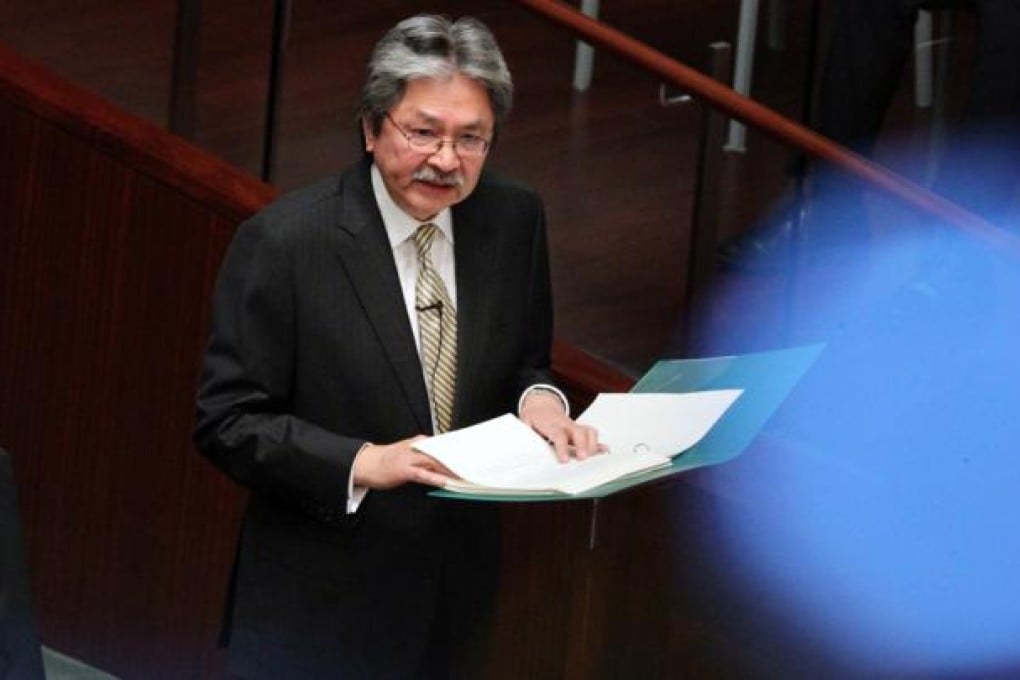 John Tsang Chun-wah. Photo: David Wong