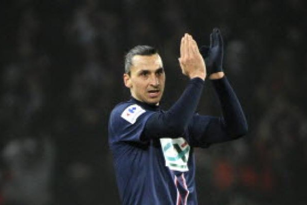 Zlatan Ibrahimovic of Paris Saint-Germain. Photo: EPA