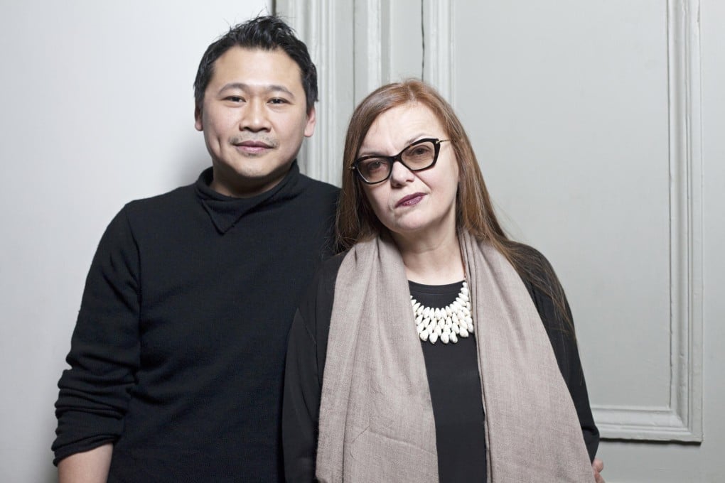 Martine Sitbon with founder Jimmy Chan
