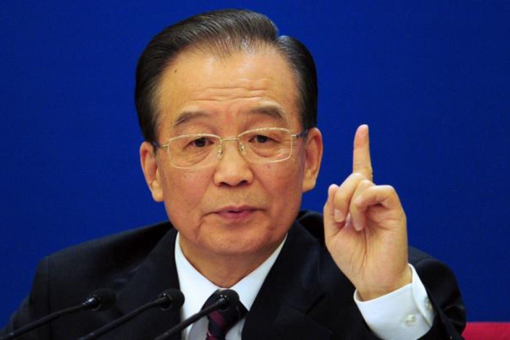 Premier Wen Jiabao. Photo: AFP