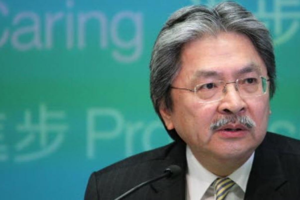 Financial Secretary John Tsang Chun-wah. Photo: Felix Wong