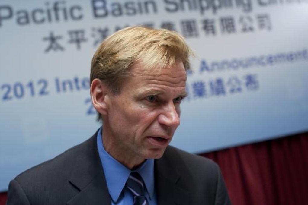 Pacific Basin Shipping chief executive Mats Berglund. Photo: Bloomberg