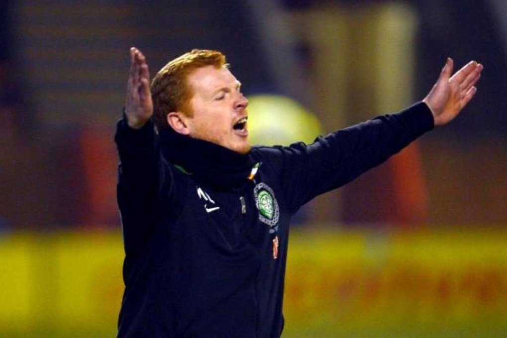 Celtic manager Neil Lennon was critical of his players after the loss to Motherwell, labelling them complacent and lazy. Photo: Reuters