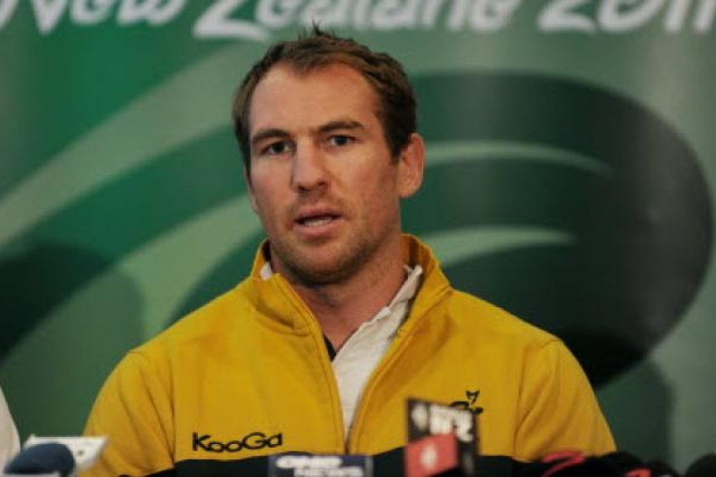 Australian Wallabies Rocky Elsom. Photo: AFP