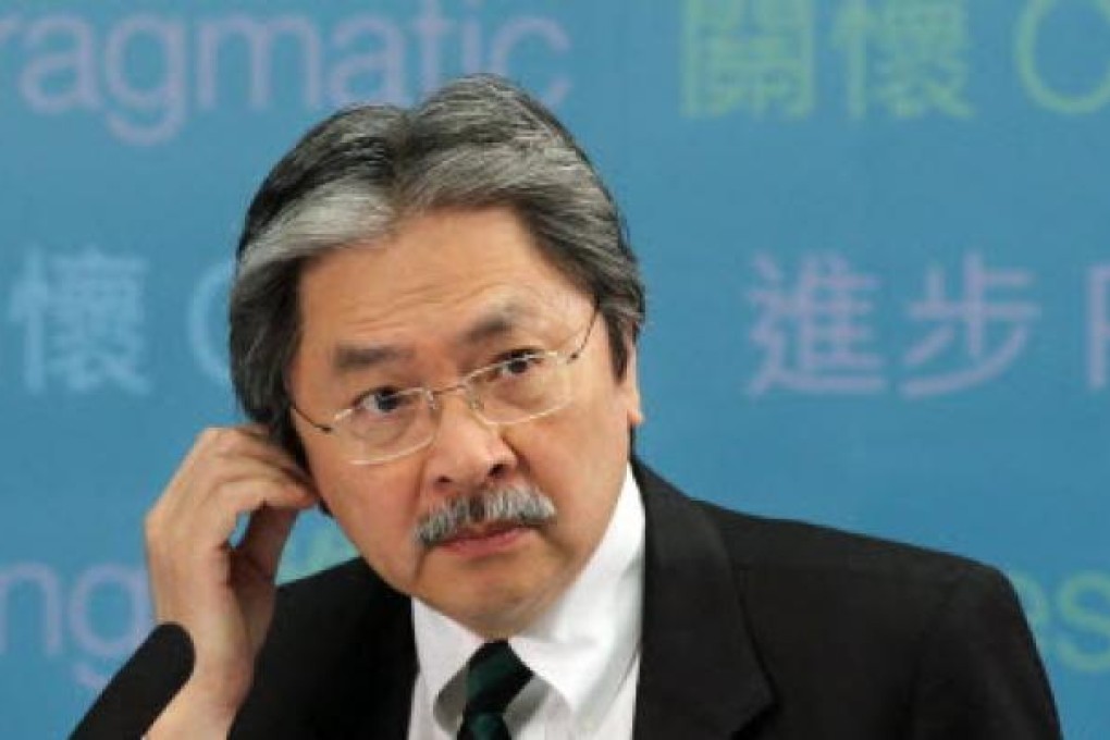 Financial Secretary John Tsang Chun-wah. Photo: Edward Wong