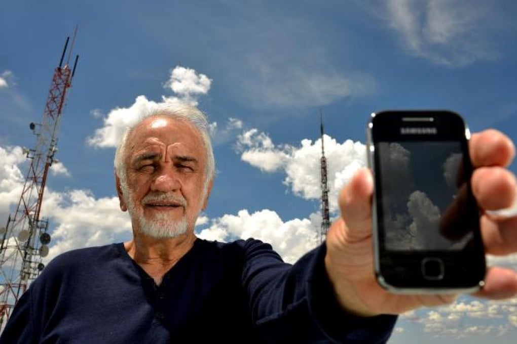 Nelio Jose Nicolai, who patented caller ID technology. Photo: AFP