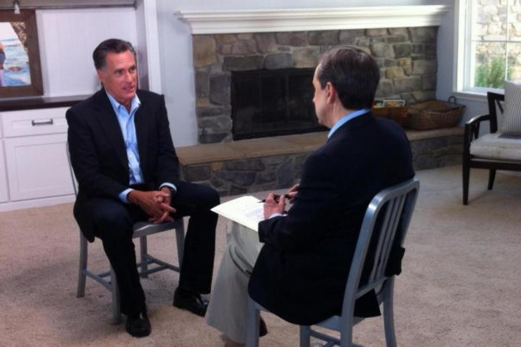 Romney speaks in his interview with Fox. Photo: Reuters