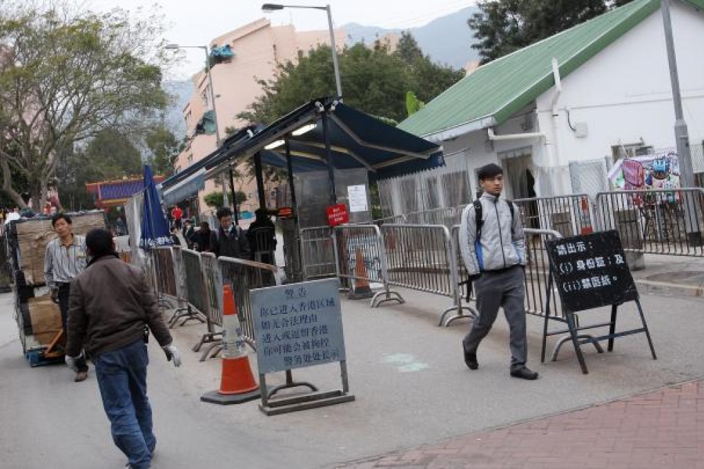 Chung Ying Street does not have a checkpoint. Photo: David Wong