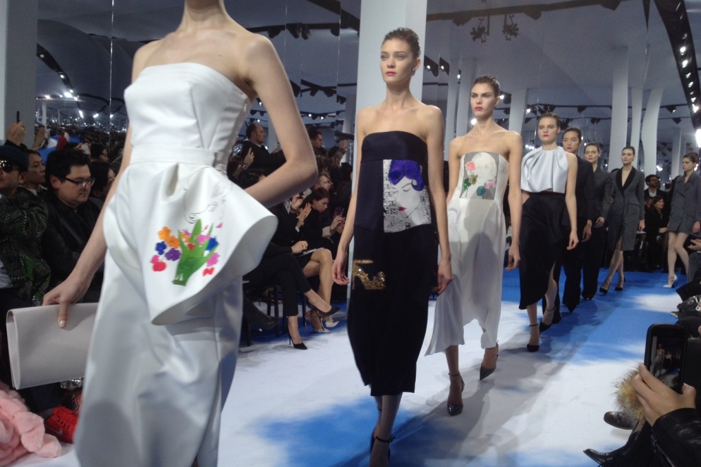 At the Christian Dior autumn/winter ready-to-wear show during Paris Fashion Week on Friday. Photos: Jing Zhang