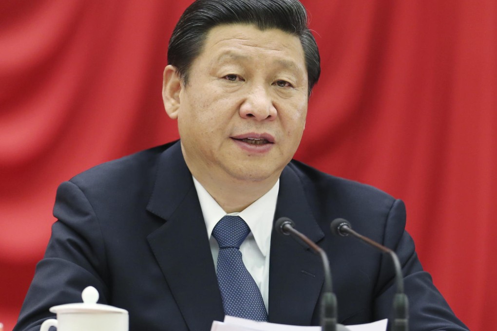 Xi Jinping addresses the CPPCC in Beijing. Photo: Xinhua