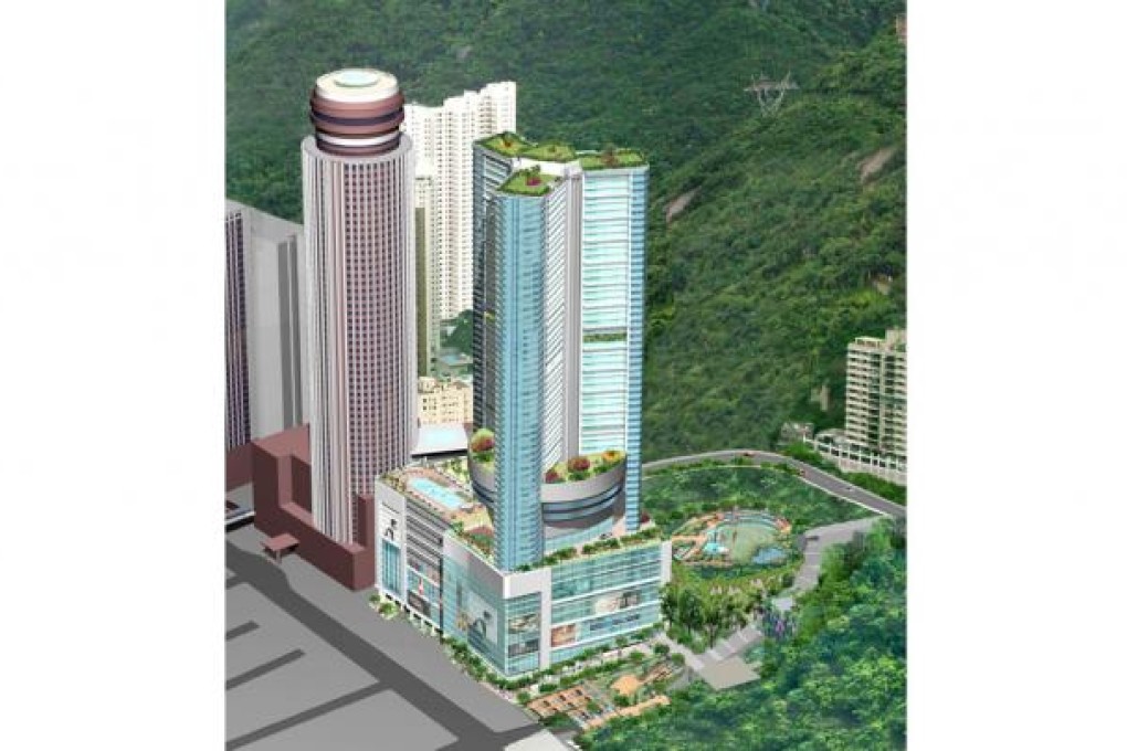 An artist's impression of the Hopewell Centre II in Wan Chai, which is expected to be completed by 2018.