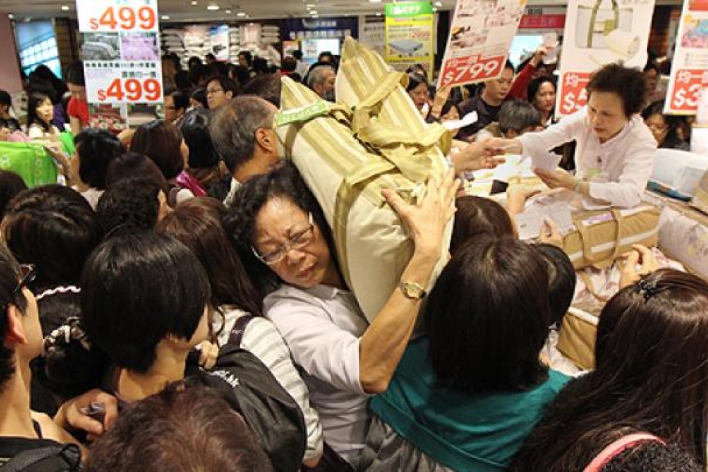 Hong Kong’s retail sales recorded a 10.5 per cent year-on-year increase to HK$47.7 billion in January. Photo: Dickson Lee