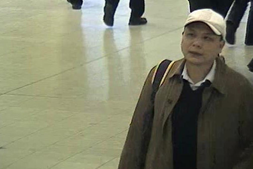 Du Anxiang caught on CCTV in northern England. Photo: SCMP Pictures