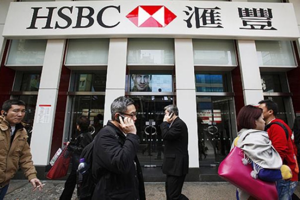 HSBC's fourth-quarter profit before tax of US$4.4 billion was more than 25 per cent higher than the previous quarter. Photo: Reuters