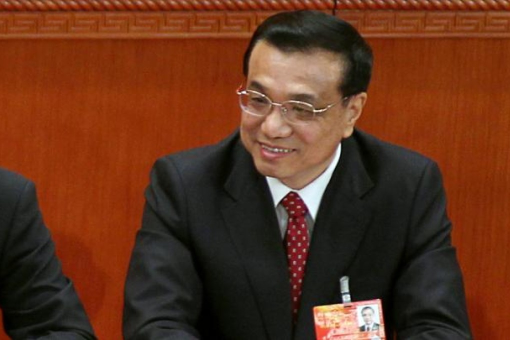 China premier-in-waiting Li Keqiang. Photo: Simon Song