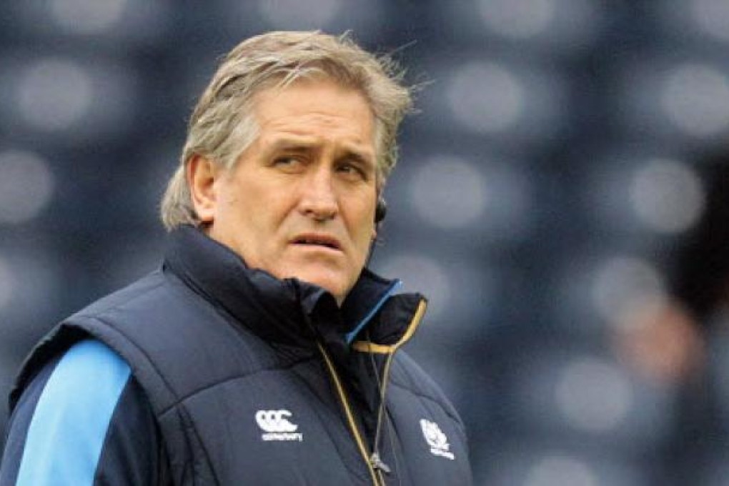 Scotland's head coach Scott Johnson. Photo: EPA