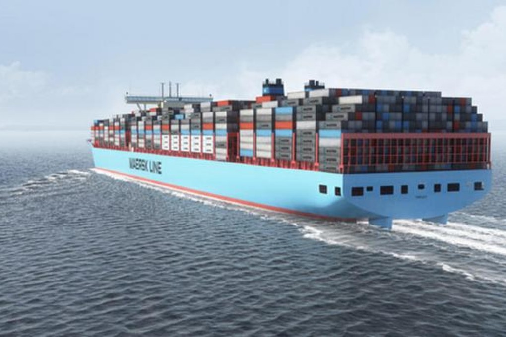The new Triple-E class of container ships. Photo: SCMP Pictures