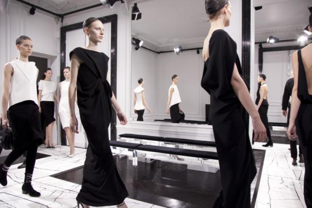 Alexander Wang's Balenciaga debut was sophisticated. Photo: NYT