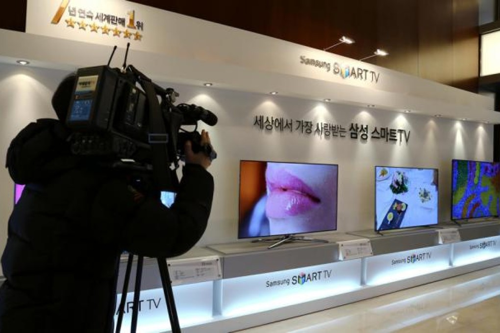Samsung shifts its focus to higher-end televisions. Photo: Bloomberg