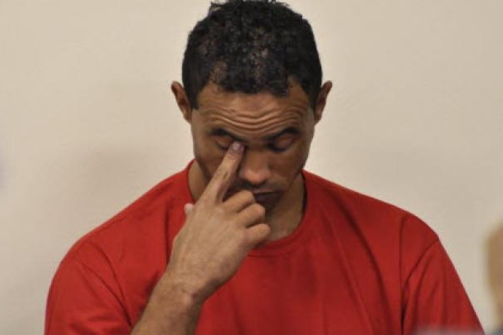 Bruno Souza, former goalkeeper of Brazil's Flamengo soccer club. Photo: Reuters