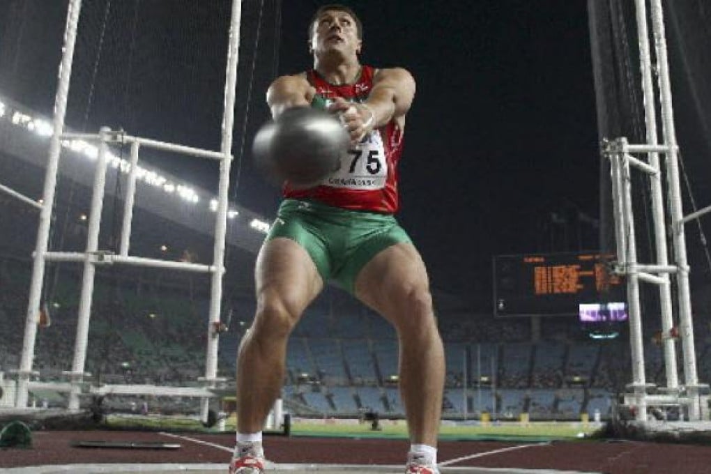 Belarus' Ivan Tsikhan. Photo: AFP