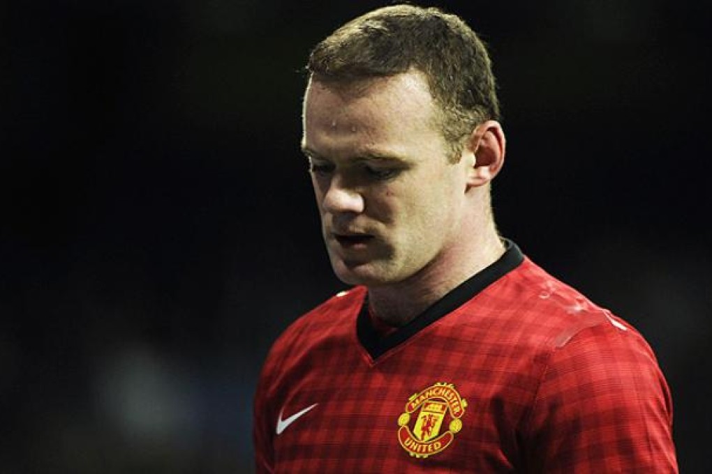 Wayne Rooney was used only as a late substitute in Manchester United's 2-1 Champions League defeat by Real Madrid. Photo: Reuters