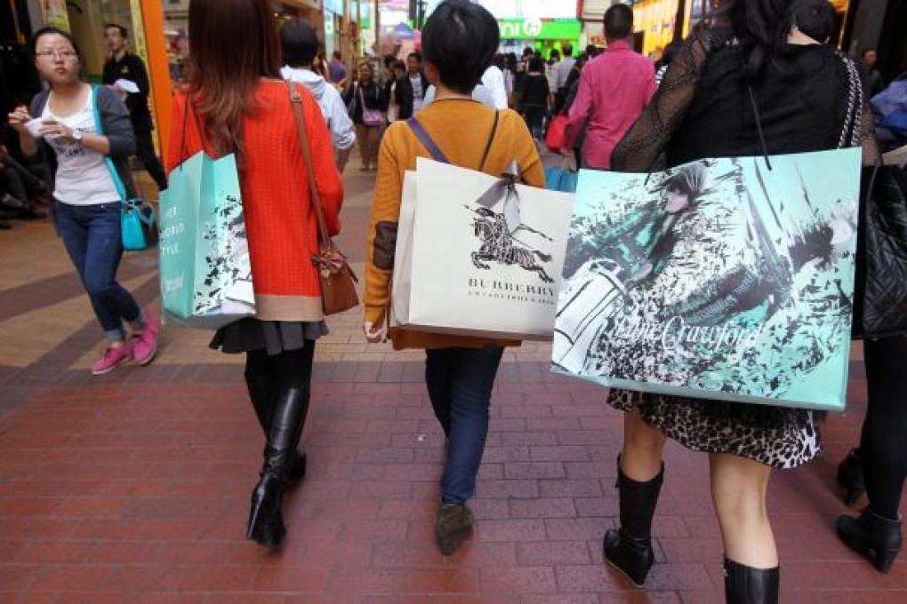 The alliance says luring mainland tourists away from busy areas like Causeway Bay to new malls on Lantau Island could help ease overcrowding in the city. Photo: K. Y. Cheng