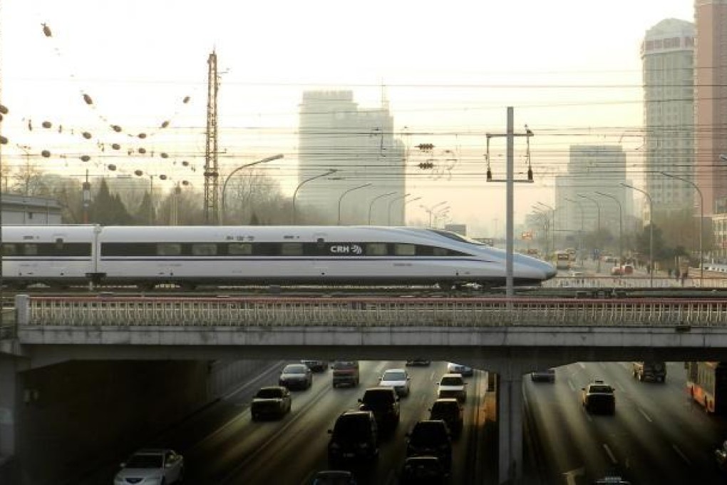 China has the world's biggest high-speed rail network with 9,356 kilometres of lines. Photo: Xinhua