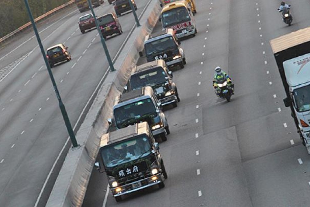 The bodies of nine Hong Kong people killed in a hot air balloon tragedy in Egypt last month were flown back to Hong Kong on Monday. Photo: David Wong