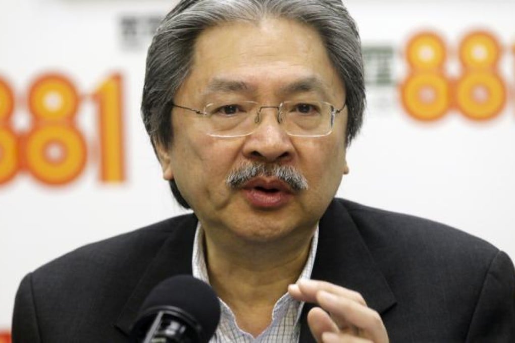 John Tsang Chun-wah. Photo: Edward Wong