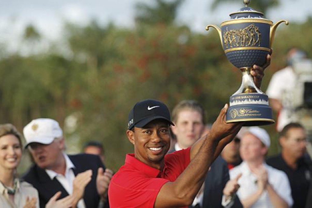 The WGC-Cadillac Championship victory is Tiger Woods' first in four years. Photo: Reuters