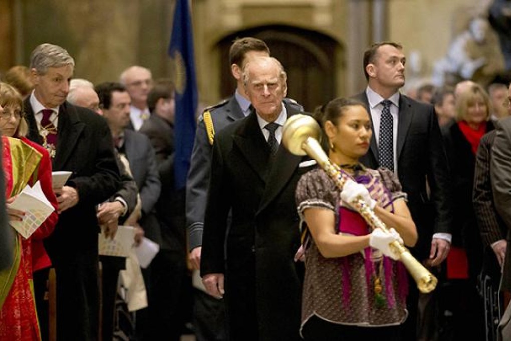 Britain's Prince Philip, the husband of Queen Elizabeth, walks in a procession at the start of the Commonwealth Day Observance service at Westminster Abbey in central London. Photo: Reuters
