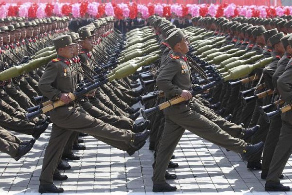 North Korea's priority is its large army. Photo: Reuters